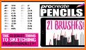 procreate master: sketching and brushing tools related image