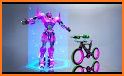 BMX Cycle Robot Game: Robot Transforming Games related image