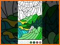 Color By Number Superhero Coloring Book Pixel Art related image