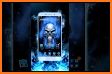 Blue Fire Skull Bone Live Wallpaper related image