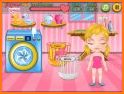 Little Laundry Service : Cloth Washing Game related image