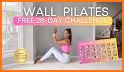 Wall Pilates workout at home related image