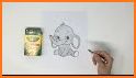 Coloring Book Baby Elephant related image