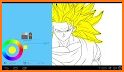 Coloring Goku dragon balls app by fans related image