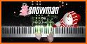 Christmas Snowman Keyboard Background related image