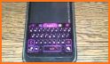 Galaxy Purple Keyboard Theme related image