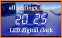 LED Digital Clock 3D Wallpaper related image