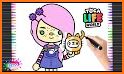 Boca Toca Life Coloring book related image