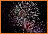 Animated Fireworks Background related image