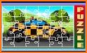 Puzzle vehicle cars for kids. Free jigsaw game! related image