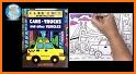 Cars Color by Number – Cars Coloring Book related image