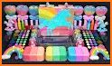 Rainbow vs Unicorn Makeup Slime related image