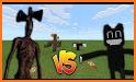 Cartoon Cat and Siren Head mod for mcpe related image