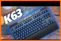 Black Blue Light Technology Keyboard related image