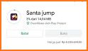 Santa jump related image