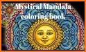 Mandala coloring book adults related image