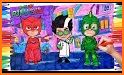 Pj Masks coloring book of kids related image