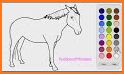 Horse Coloring Book related image