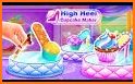 Ice Cream Cone Cupcake-Bakery Food Game related image