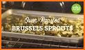 Oven roasted Brussels sprouts with parmesan cheese related image