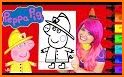 Peppa pig coloring book by fans related image