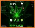 Neon Weed Keyboard Theme related image