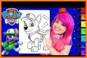 paww coloring puppy patroll game related image