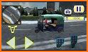 Superhero Tuk Tuk Rickshaw: Stunt Driving Games related image