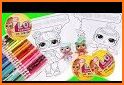 lol surprise dolls coloring book, fashion games related image