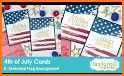 Fourth Of July Card & Sticker related image