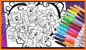 Coloring Book of Little Pony related image