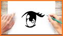 How to draw anime eyes step by step learn easy related image