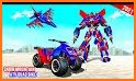 Snow Mountain ATV Quad Bike Transform Robot Games related image