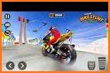 Mega Ramp 2019 - Crazy Moto Rider Bike Stunts Game related image