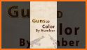 Gun 3D Pixel Art Color By Number related image