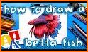 Betta Fish Coloring Book related image