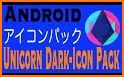 ﻿Unicorn Dark - Icon Pack related image