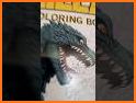 Coloring Godzilla And Dinosaur Book related image