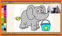 Coloring Book Baby Elephant related image