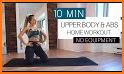 Home Workout --  No Equipment(Abs & Arm workout) related image