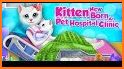 Kitten Newborn Doctor Clinic Checkup Game related image