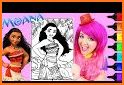 Mona coloring princess cartoon related image