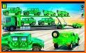 US Army Jeep Car Transport Truck:Real Parking Game related image