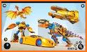 Dino Robot Car Game Transformation: Flying Dino related image