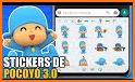 Pocoyo Stickers For WhatsApp | Cartoon WAStickers related image