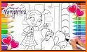 Learn To Color Vampires (Vampirina Coloring games) related image