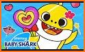 Baby Shark coloring game book related image