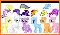 Pony Go : Drawing Race - Rainbow Paint Lines related image