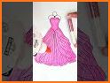 Glitter Dress up for Little Princess Coloring Book related image