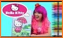 Hello Kitty Drawing Book related image